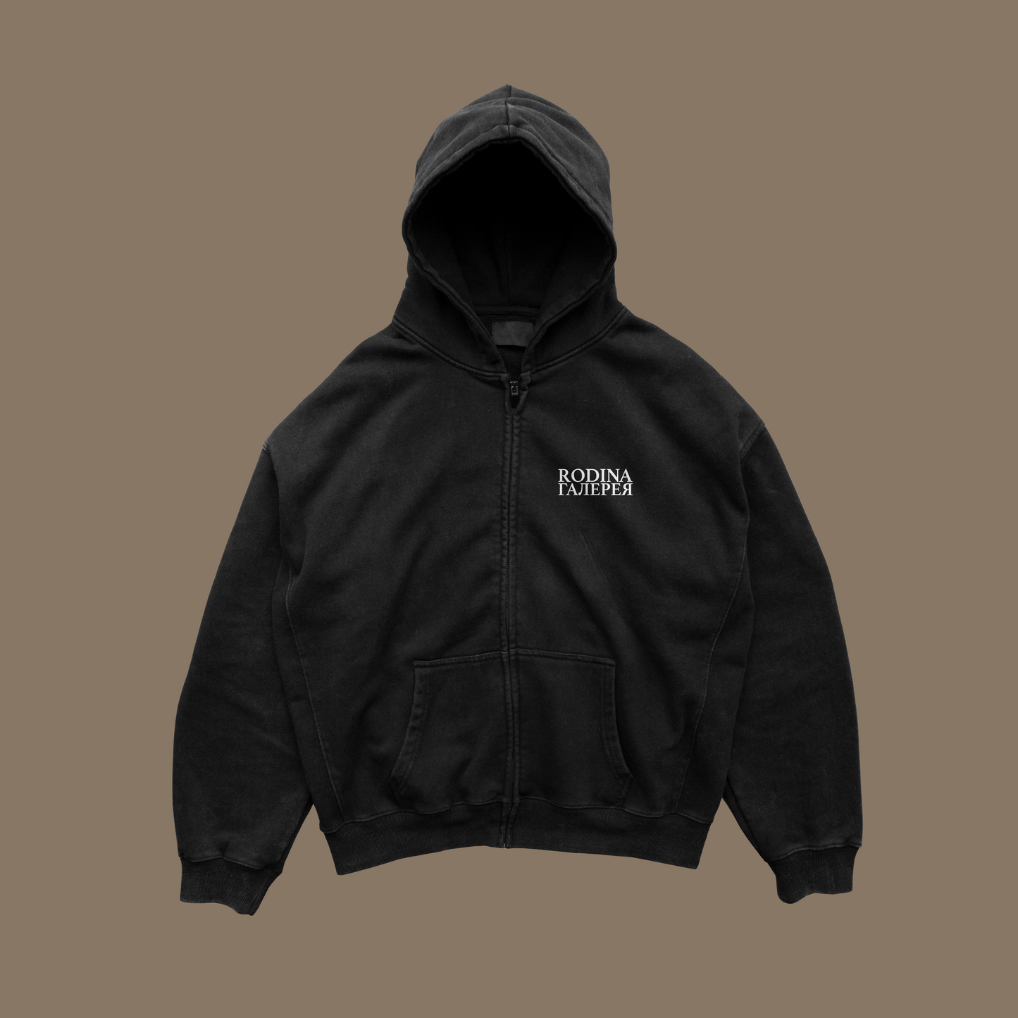 Rodina Gallery Logo - Zip Hoodie