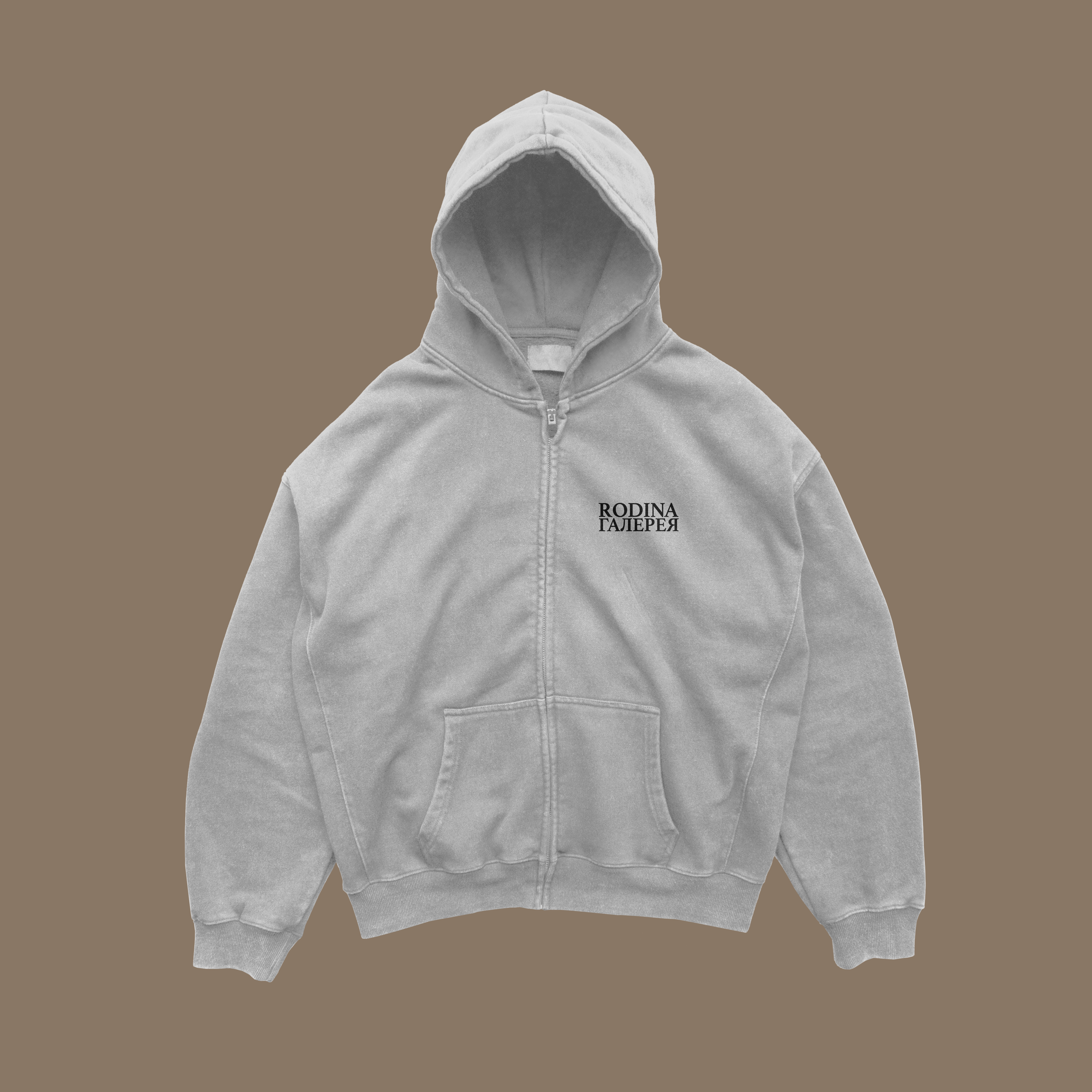 Rodina Gallery Logo - Zip Hoodie