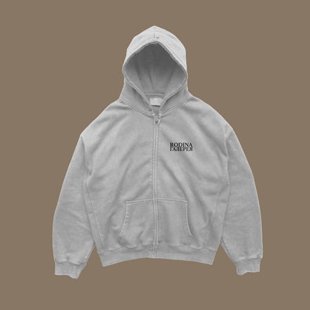 Rodina Gallery Logo - Zip Hoodie