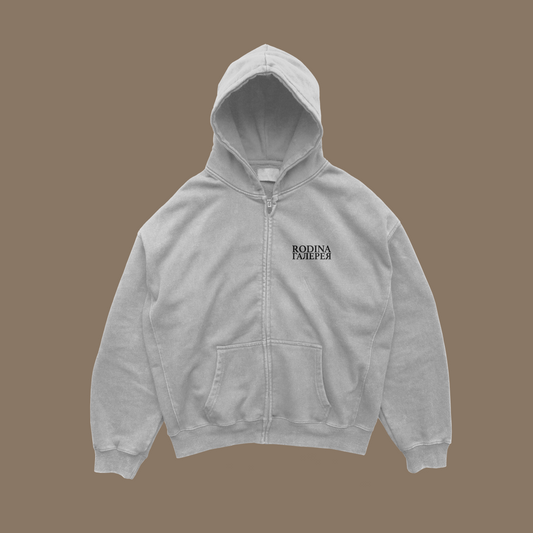 Rodina Gallery Logo - Zip Hoodie